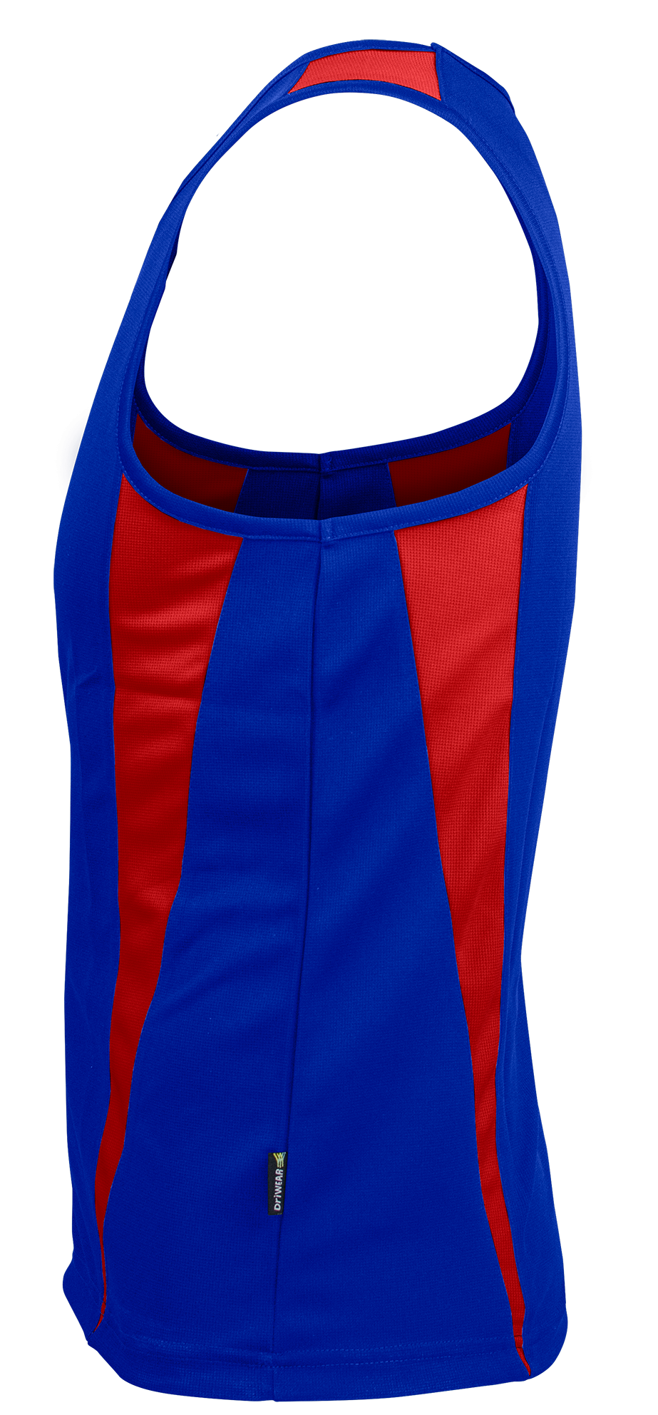 EUREKA MENS SINGLETS - ROYAL/RED