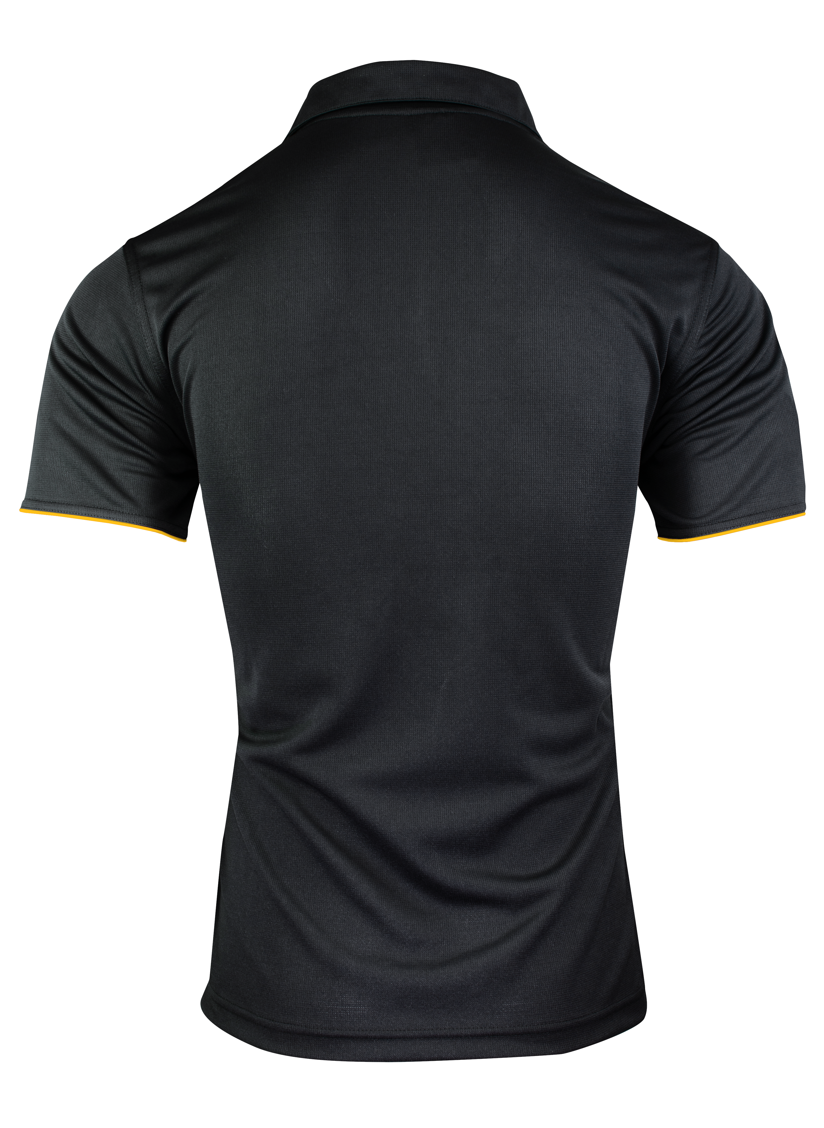 YARRA MENS POLOS - BLACK/GOLD