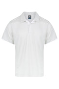 MORRIS MENS POLOS - LIGHT GREY/WHITE