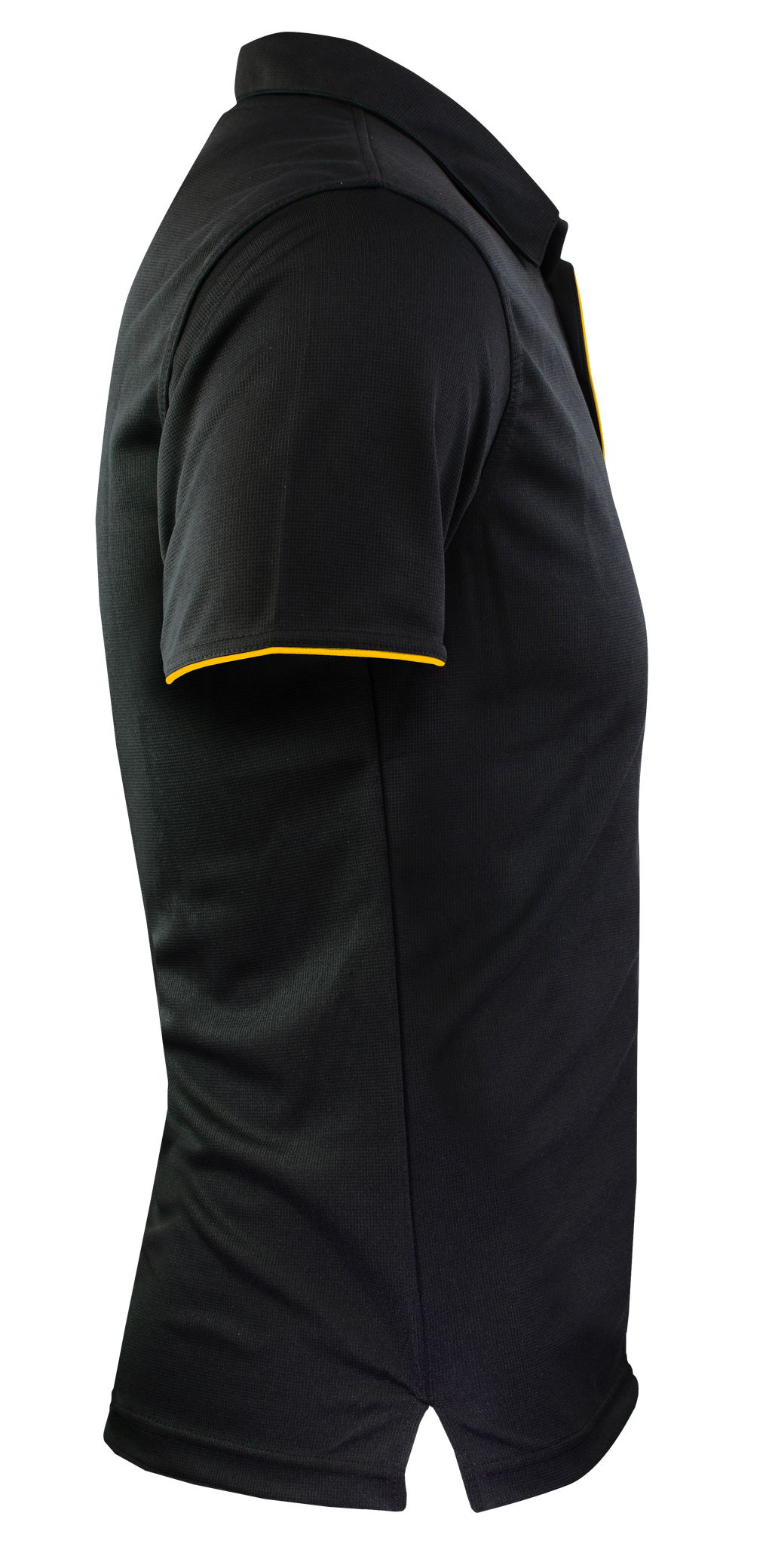 YARRA MENS POLOS - BLACK/GOLD