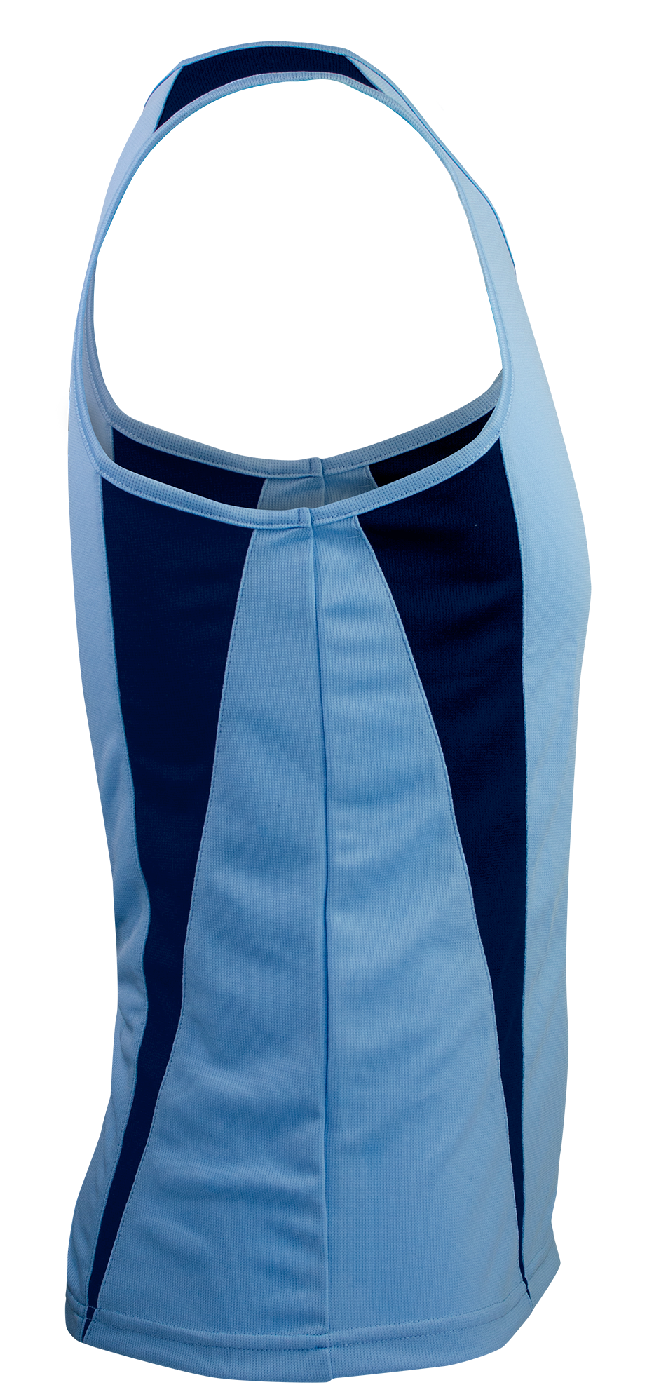EUREKA MENS SINGLETS - SKY/NAVY