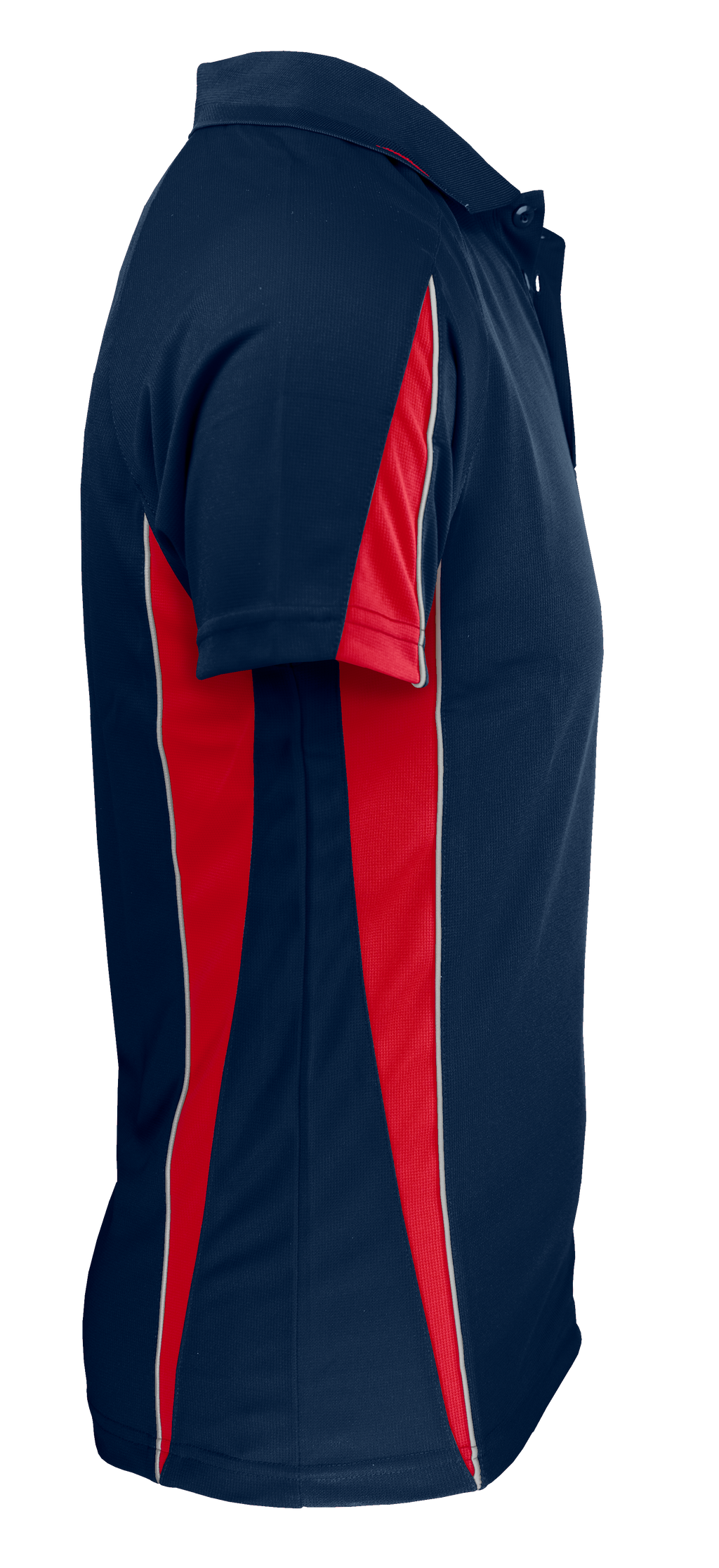 EUREKA MENS POLOS - NAVY/RED