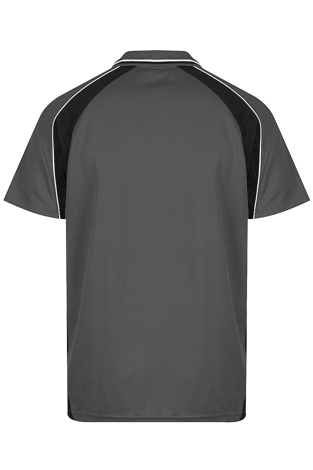 PANORAMA MENS POLOS - SLATE/BLACK/WHITE