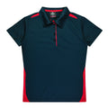 PATERSON LADY POLOS - NAVY/RED
