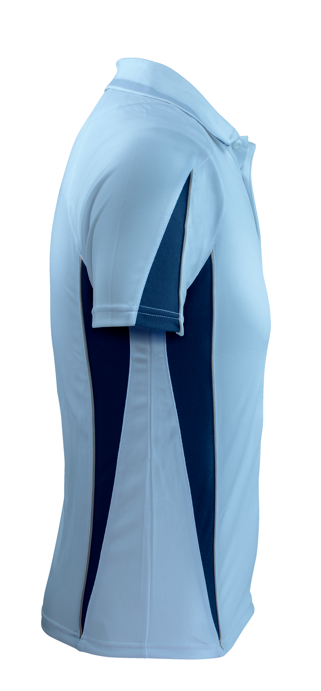 EUREKA MENS POLOS - SKY/NAVY