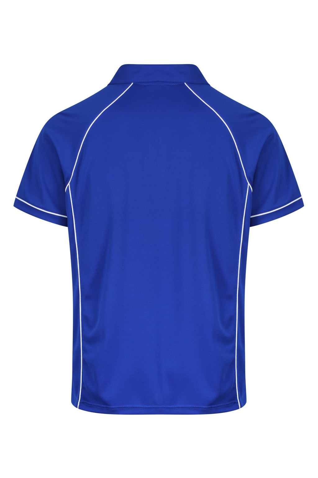 ENDEAVOUR MENS POLOS - ROYAL/WHITE