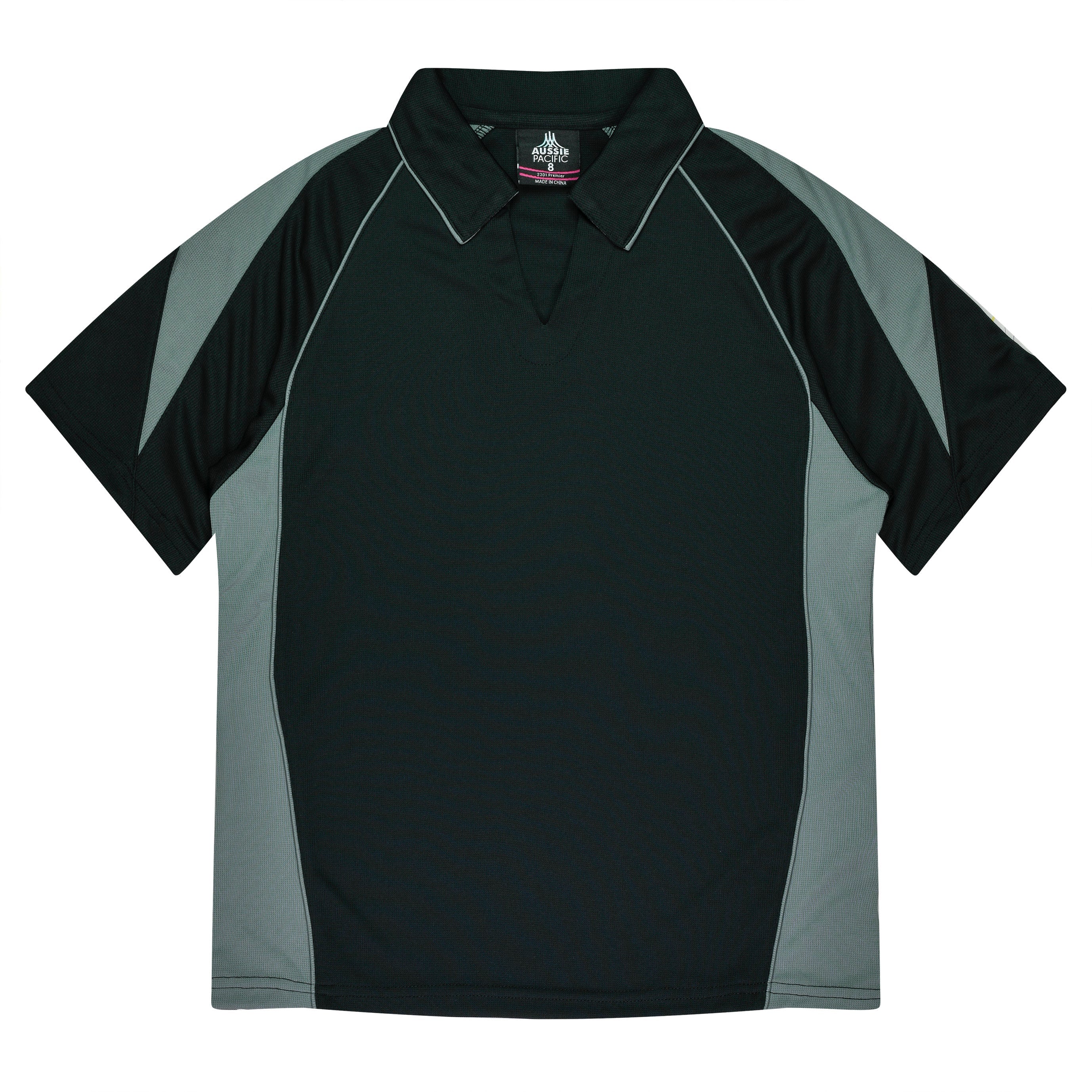 PREMIER LADY POLOS - BLACK/ASHE