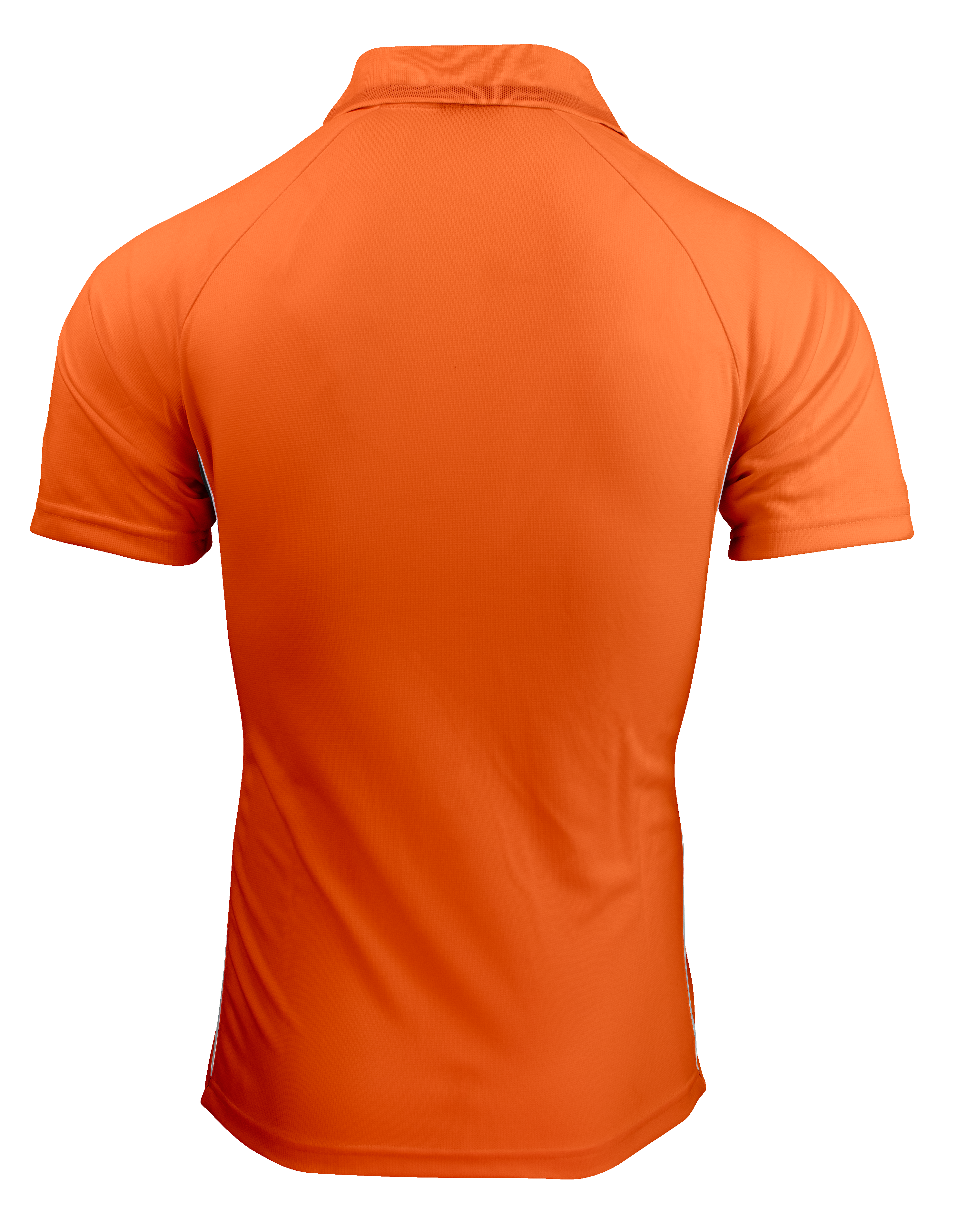 EUREKA MENS POLOS - ORANGE/CHARCOAL