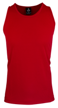 BOTANY MENS SINGLETS - RED