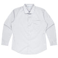 MOSMAN MENS SHIRT LONG SLEEVE - WHITE