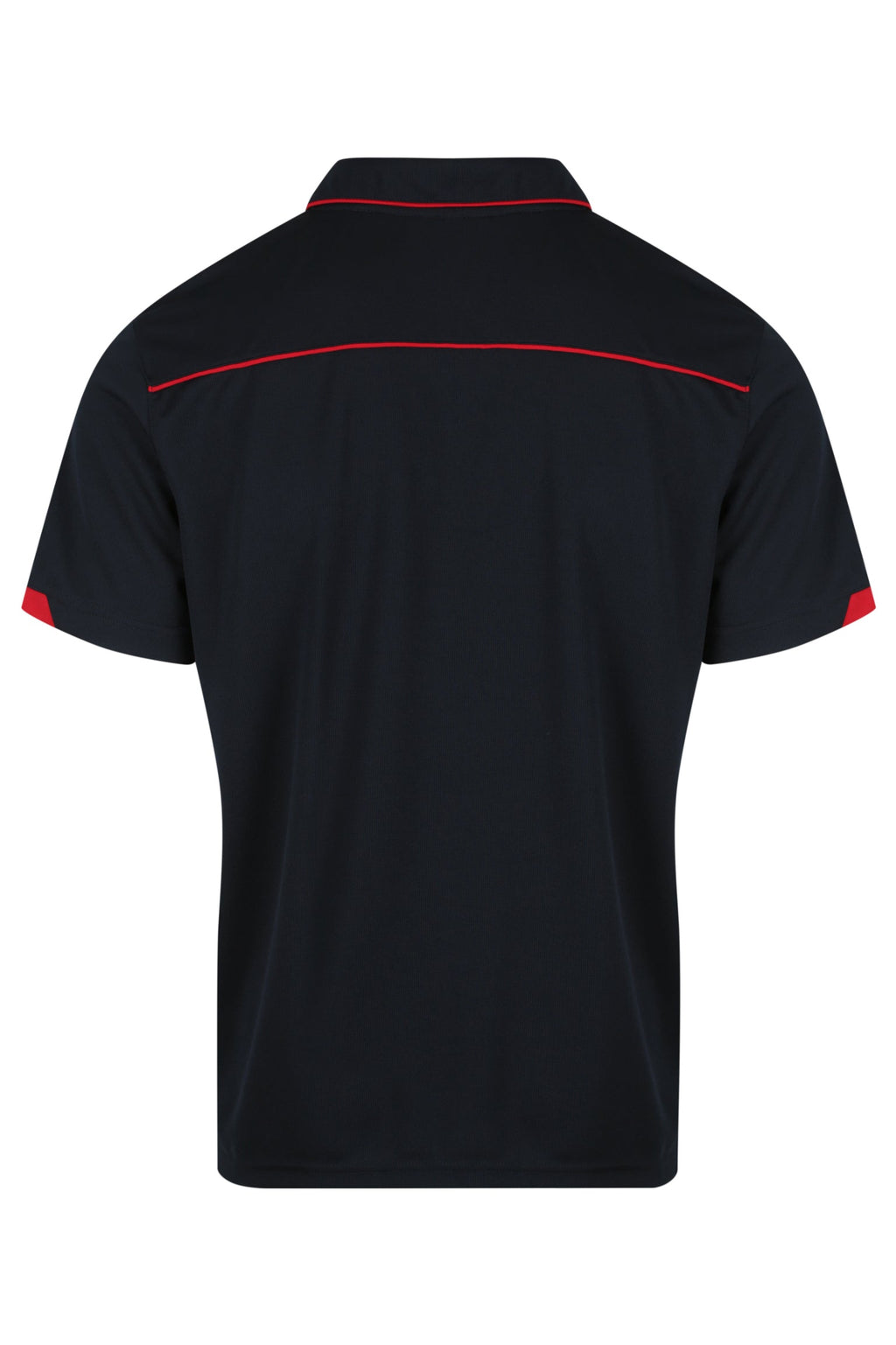 CURRUMBIN MENS POLOS - NAVY/RED