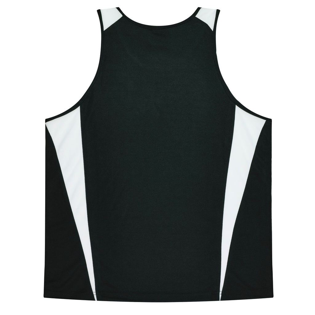 EUREKA KIDS SINGLETS - BLACK/WHITE