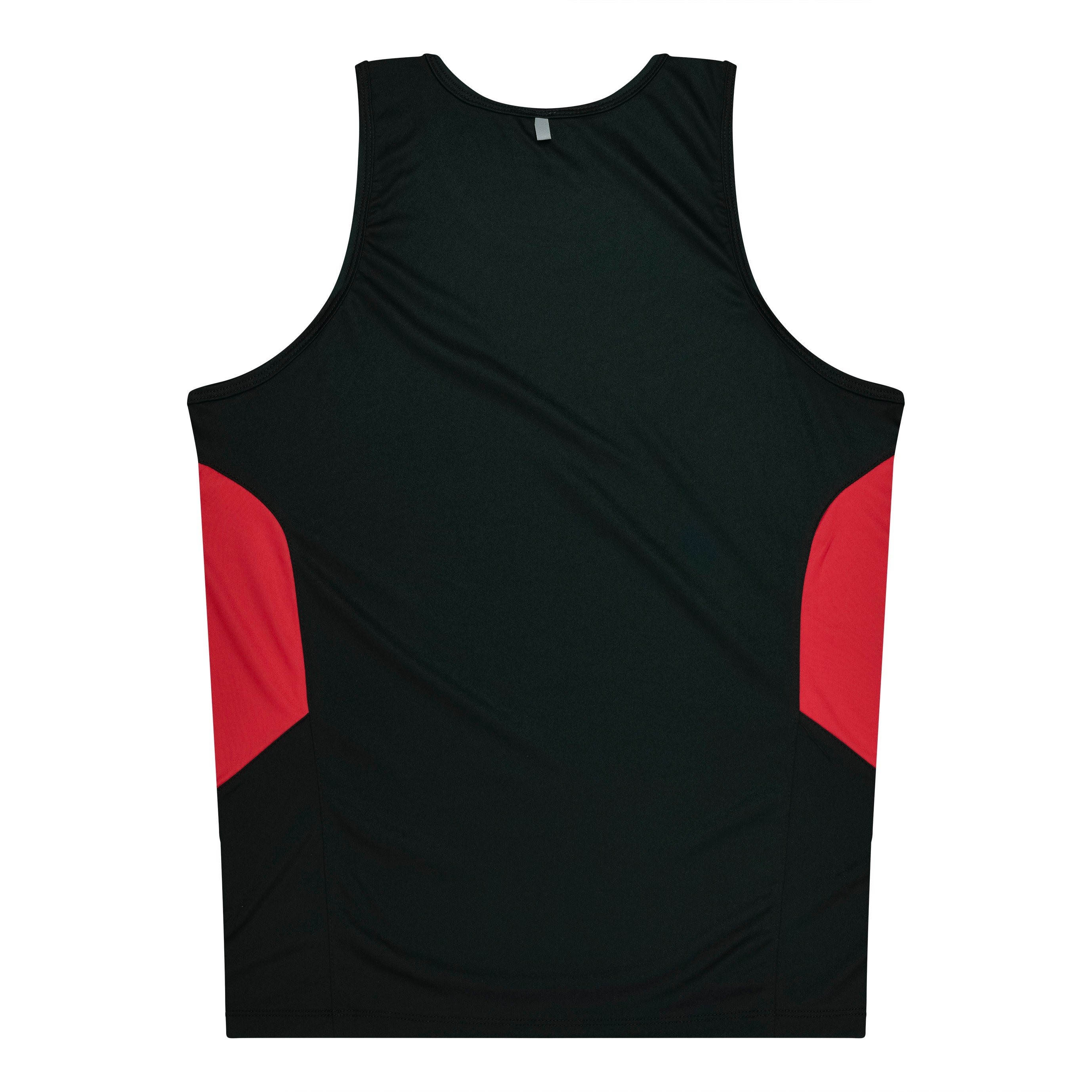 TASMAN KIDS SINGLETS - BLACK/RED