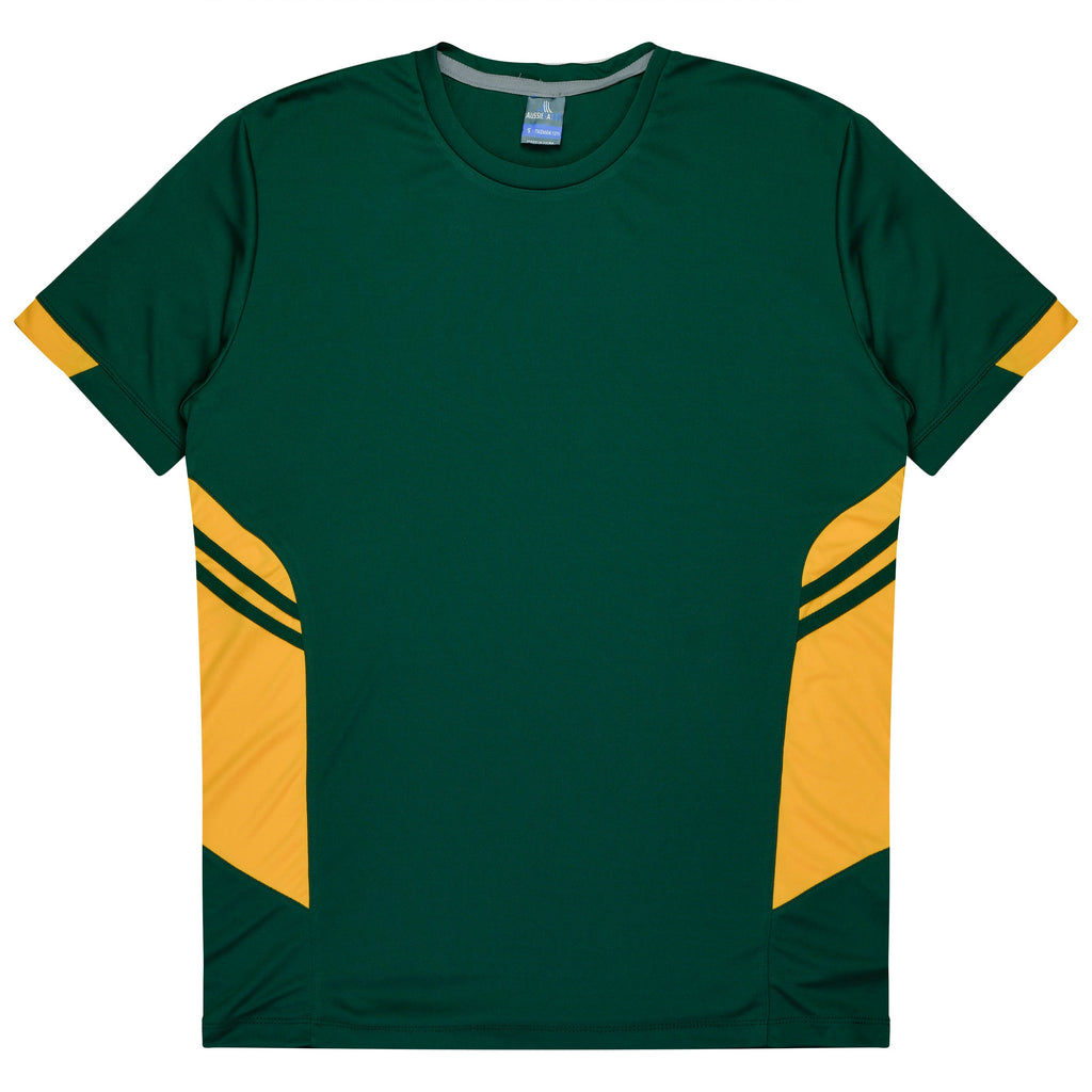 TASMAN MENS TEES - BOTTLE/GOLD