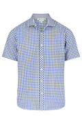 BRIGHTON MENS SHIRT SHORT SLEEVE - FRENCH BLUE