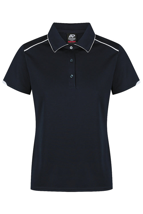 CURRUMBIN LADY POLOS - NAVY/WHITE