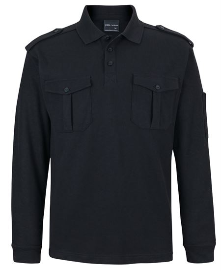 JB's L/S 250 Epaulette Polo