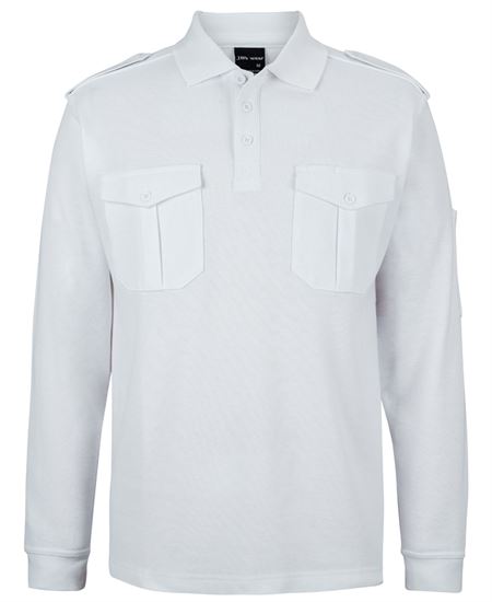 JB's L/S 250 Epaulette Polo