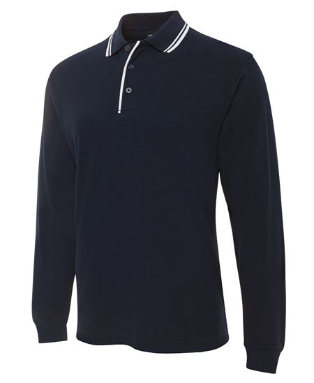 JB's L/S Contrast Polo - 1 Colour(s) available