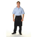 P/C Half Apron With Pocket - Black