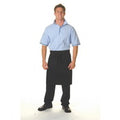 Cotton Drill 3/4 Apron No Pocket - Black