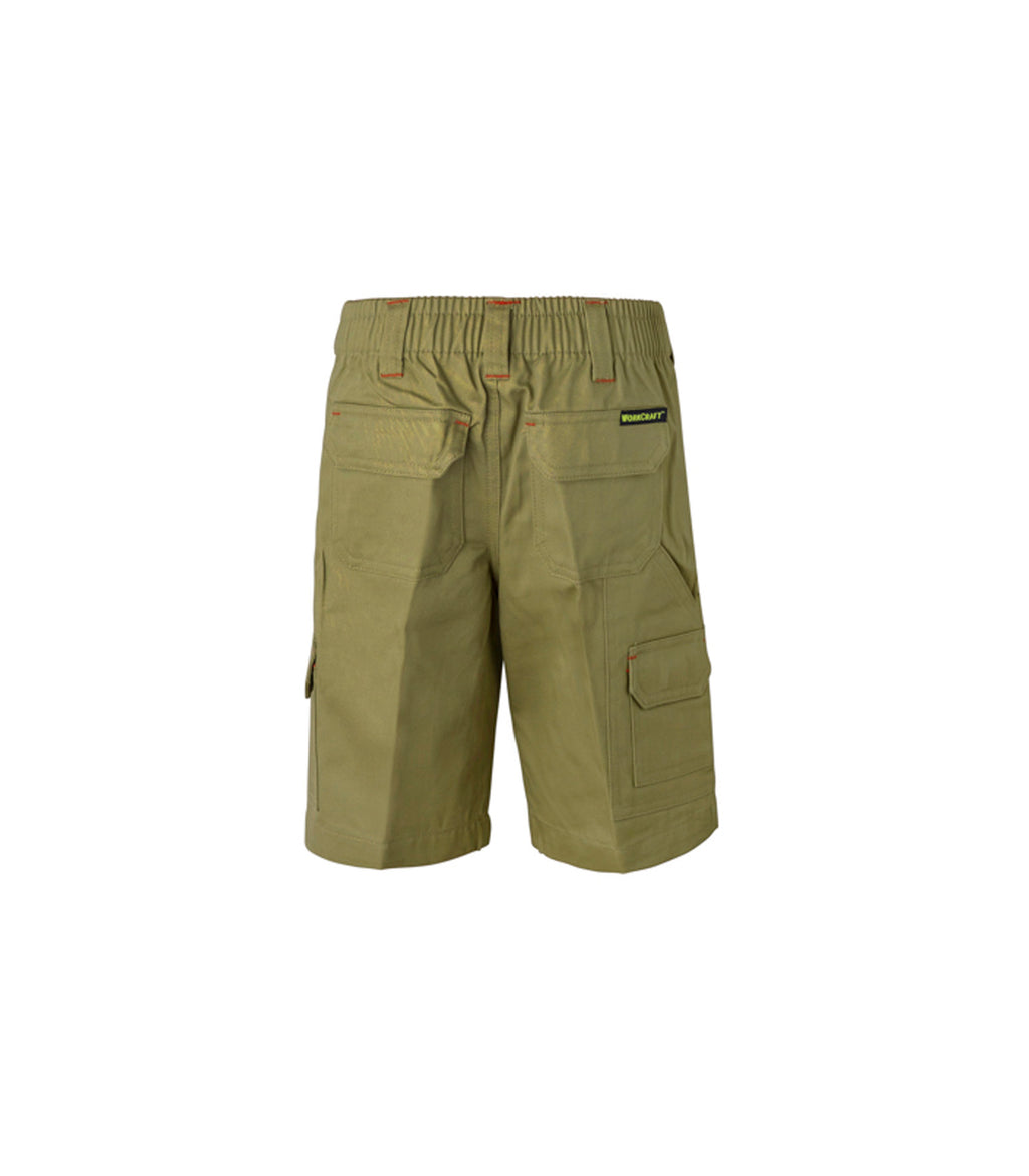 KIDS MIDWEIGHT CARGO COTTON DRILL SHORTS