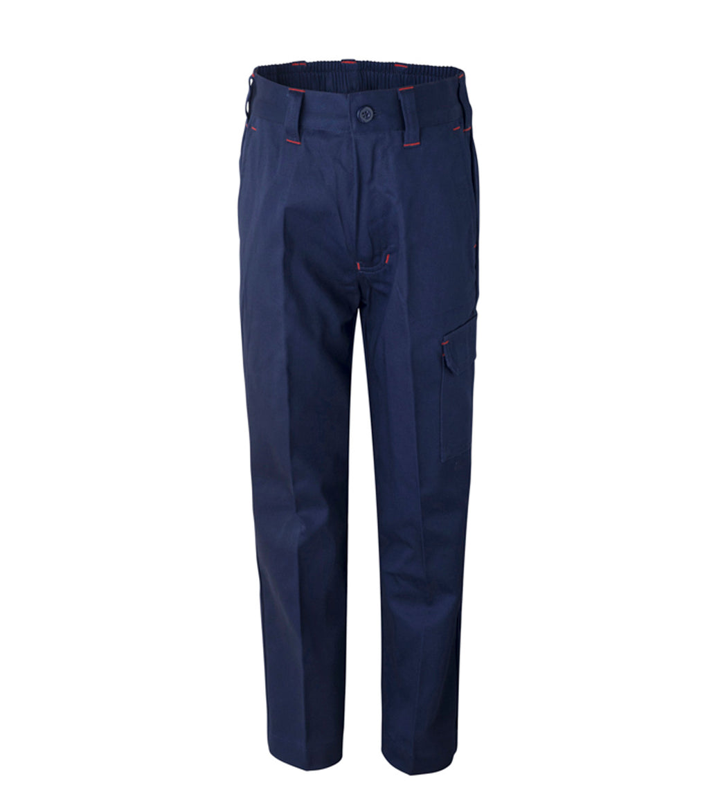 KIDS MIDWEIGHT CARGO COTTON DRILL TROUSER