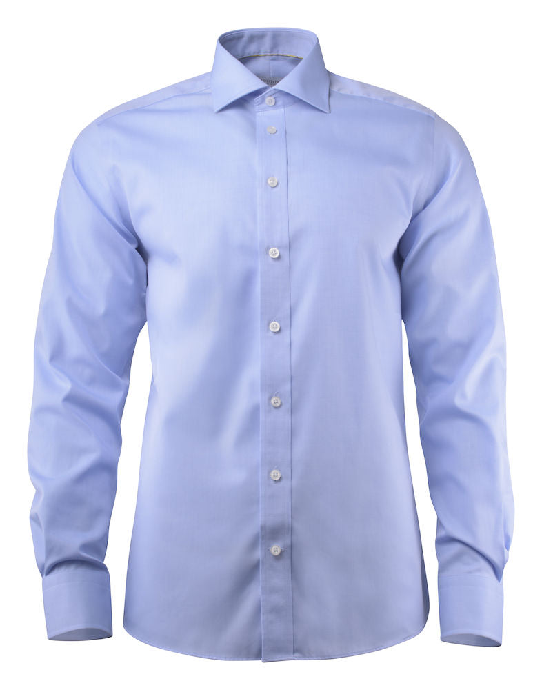 Yellow Bow 50 Men’s Shirt - Sky Blue Front