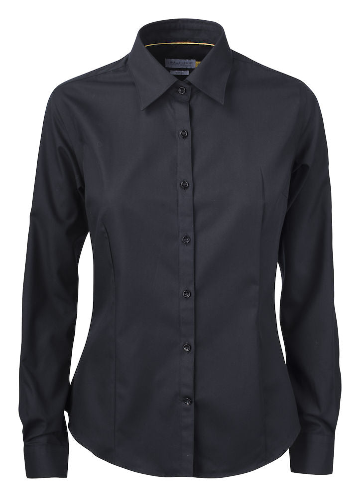 Yellow Bow 50 Women’s Shirt - Black Front