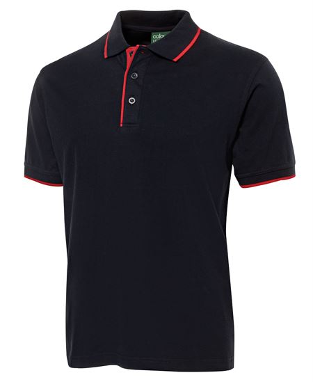 C of C Contrast Face Polo