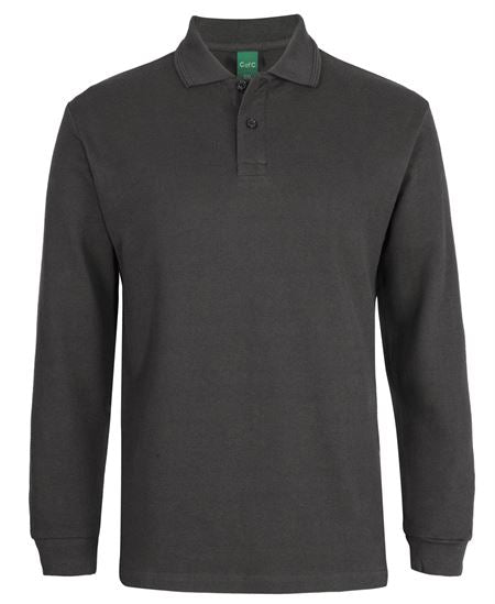 C of C 320g L/S Popcorn Cotton Polo