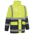 Hi Vis 2 Tone 5 In 1 Waterproof Biomotion Taped Jacket Yellow/Navy