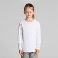 Kids Staple L/S Tee3007 - WHITE