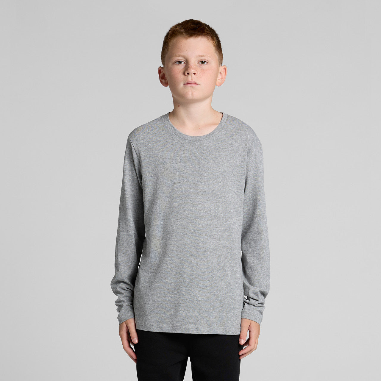 Youth Staple L/S Tee3008 - WHITE
