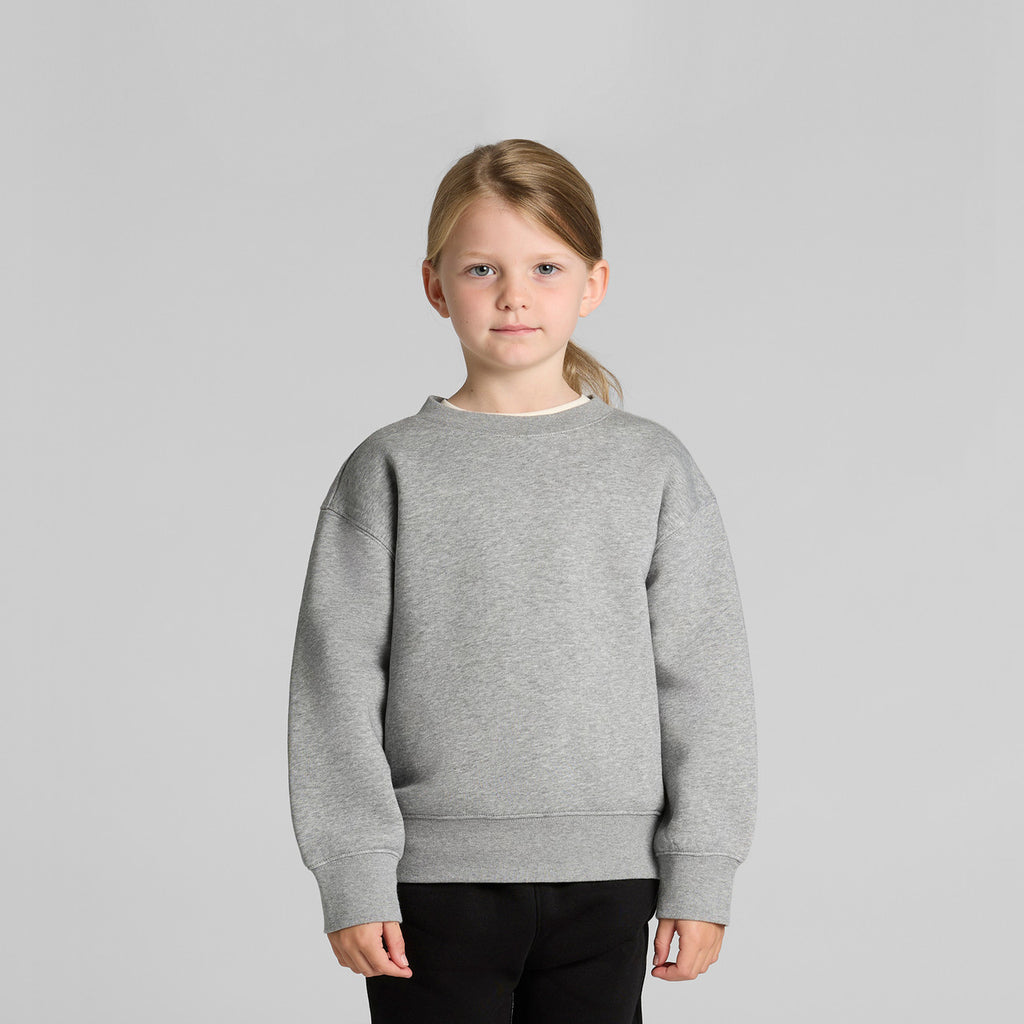 Kids Relax Crew3034 - GREY MARLE