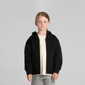 Kids Relax Zip Hood3038 - BLACK