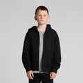 Youth Relax Zip Hood3039 - BLACK