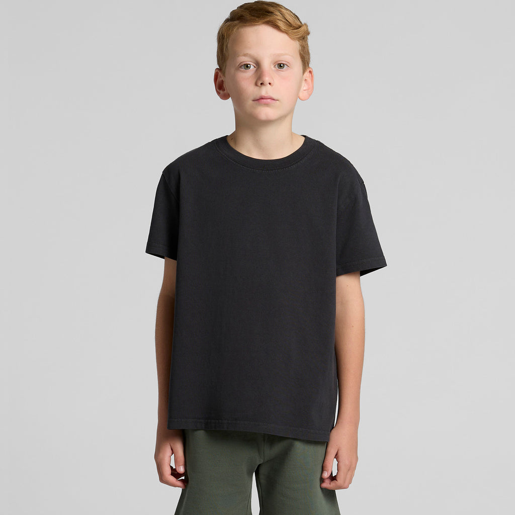 Youth Heavy Faded Tee3071 - FADED BONE