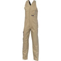 Cotton Drill Action Back Overall - Khaki