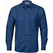 Polyester Cotton Work Shirt - Long Sleeve - Chambray