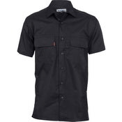 Three Way Cool Breeze Short Sleeve Shirt - Black