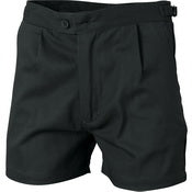 Cotton Drill Utility Shorts - Black