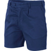 Cotton Drill Belt Loop Shorts - Navy