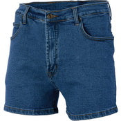Demin Stretch Shorts - Blue