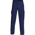 Cotton Drill Cargo Pants - Black