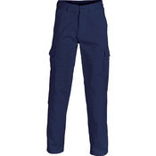 Cotton Drill Cargo Pants - Black