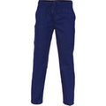 Drill Elastic Waist Pants - Navy