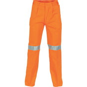 Cotton Drill Pants With CSR R/Tape - Navy