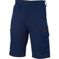 Digga Cool-Breeze Cotton Cargo Shorts - Black
