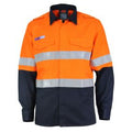 INHERENT FR PPE1 2T L/W DN SHT - Orange/Navy